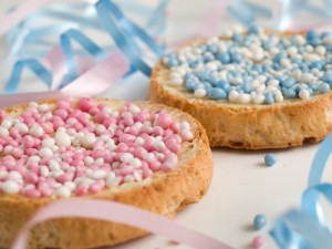 Beschuit met muisjes